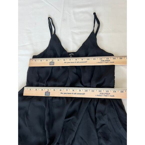 Amellia dress women’s size medium black flowy adjustable strap with pockets - Picture 7 of 10